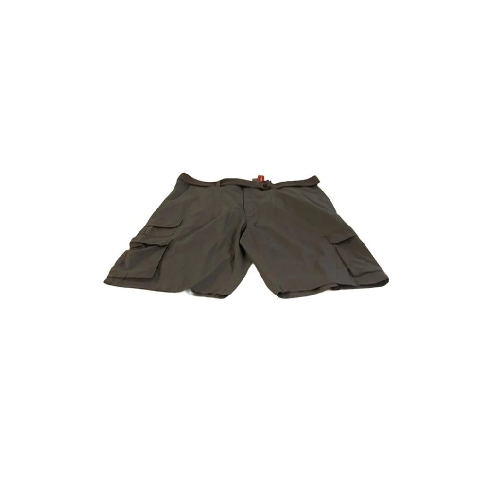 Beverly Hills polo club men’s cargo shorts with belt size 42 W grey